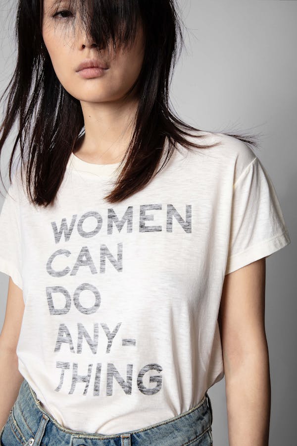 Walk Women can do anything t-shirt  