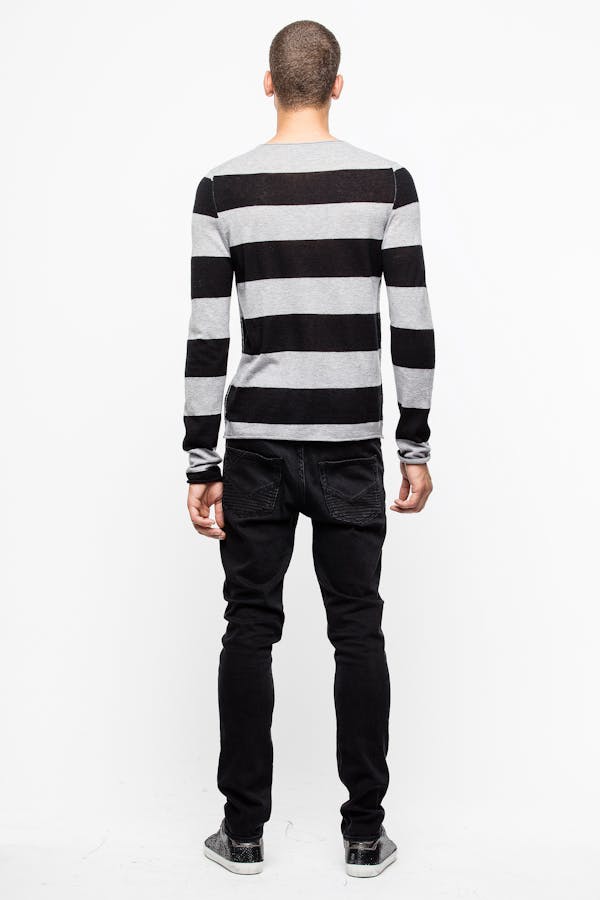 Teiss Stripe Cachemire Sweater by Zadig&Voltaire